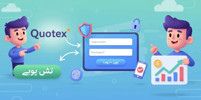 Quotex پر ٹریڈنگ شروع کرنے اور محفوظ لاگ ان کا عمل۔